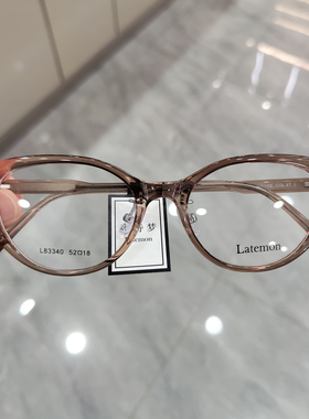 浪特梦24年新品翼式哥特风猫眼TR90时尚眼镜架可配近视度数L83340