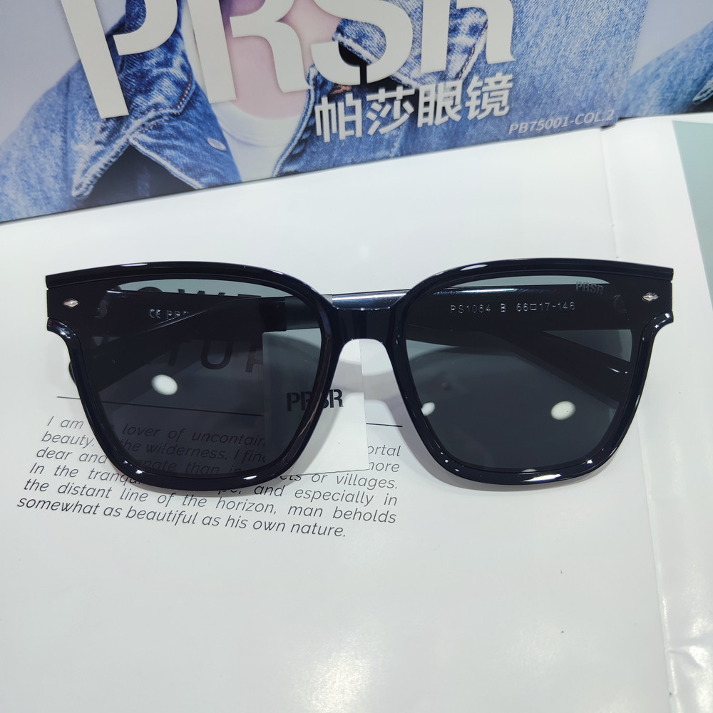帕莎眼镜2025新款太阳镜男女大框小脸显瘦防紫外线遮阳墨镜PS1064