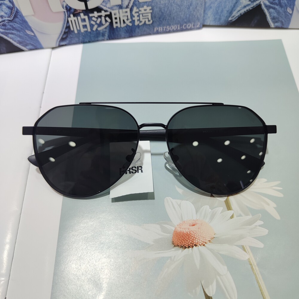 帕莎新款2025年太阳镜正品飞行员高级感男近视偏光墨镜潮PS5052