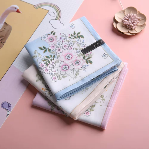 Он джи джи Гардендия хлопок чистый хлопковой платок вытирает пот рука рука с тремя потом пот и пот