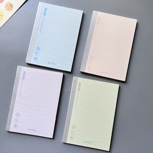 晨光A6无线装订本小号横线笔记本记事本子随身记录本便携带小本子