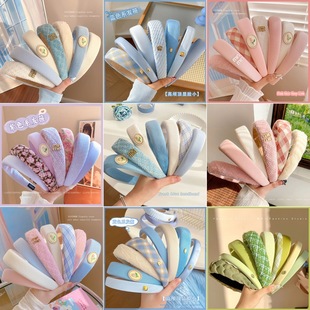 突然的喜欢曾梦雪王玉雯同款秋冬毛绒发箍女慵懒风高颅顶洗脸头箍