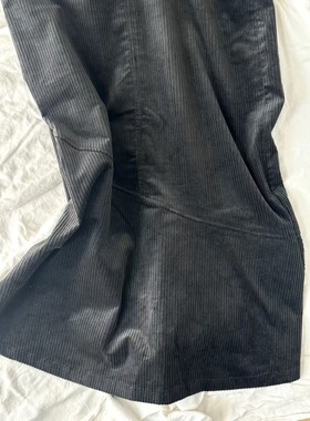 2025东大门秋冬新款超质感灯芯绒显瘦又气质高级鱼尾裙