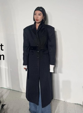 2025东大门新款高级大版氛围气质显贵羊毛大衣