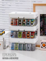 Alloy model of car storage box 1:64 Hot Wheels, multi-compartment children's toy car display stand, multi-compartment arrangement thumbnail 6