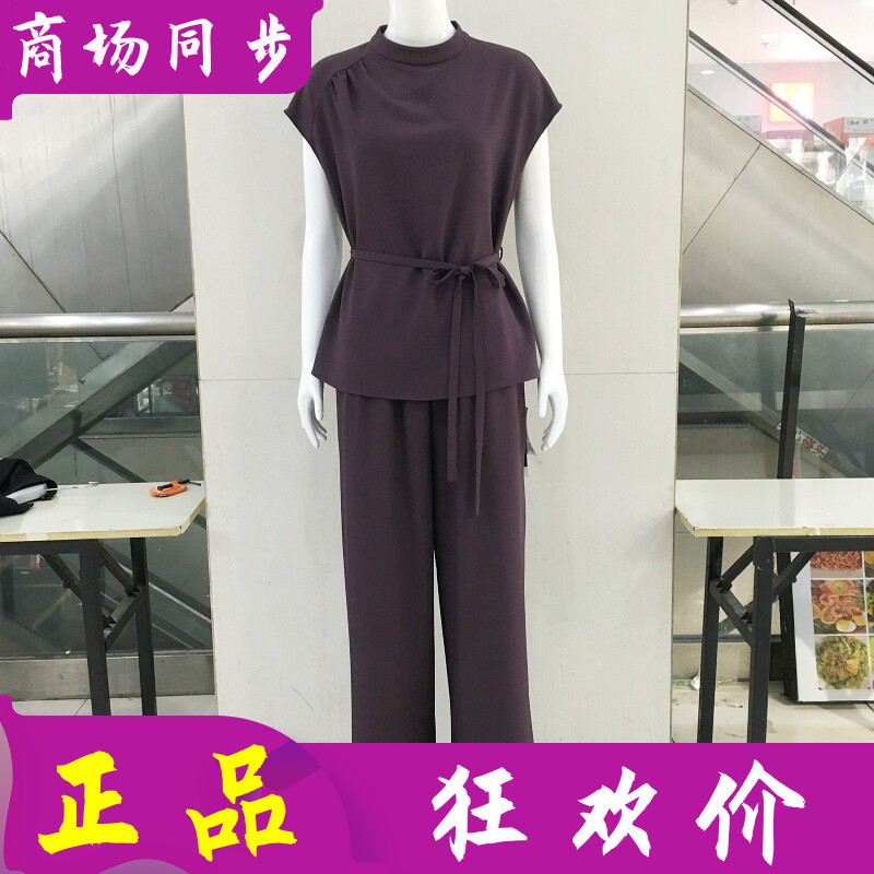 古玉轩8832 中年短袖套裤女2026夏季新款韩版洋气妈妈两件套装