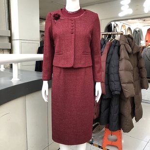 高档喜婆婆婚宴旗袍裙女2026春季新款新娘敬酒服优雅两件套连衣裙