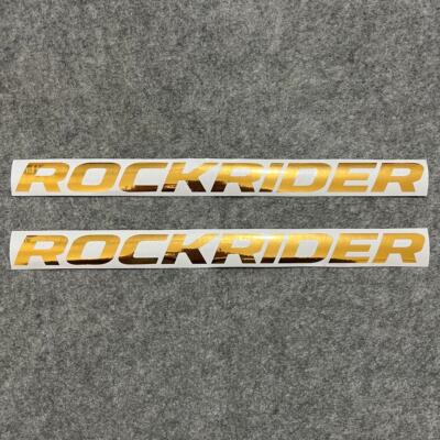 ROCKRIDER迪卡侬自行车车架贴纸贴画贴画覆盖LOGO