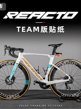 适用于 于美利达瑞克多REACTO公路车巴林胜利队环法LOGO涂装贴纸