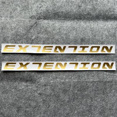 extention街攀自行车侧标logo改色贴覆盖diy贴纸
