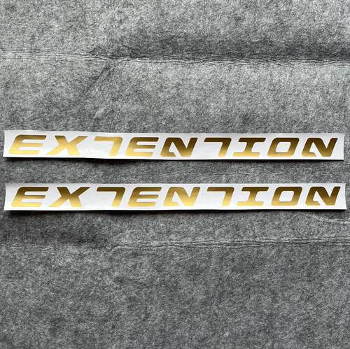 extention街攀自行车侧标logo改色贴覆盖diy贴纸