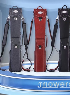 现货 JF美国品牌 JFlowers小蛮腰7孔16彩黑八九球台球杆杆包杆桶