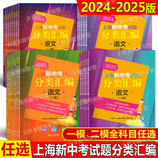 2025上海新中考试题分类汇编一二模语文数学英语物理化学历史地理生命科学跨学科案例分析同济大学出版社2024一二模卷任选