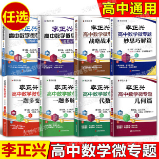 高中数学专项训练 社 代数 一题多变篇 压轴题攻略 一题多解篇 高中数学微专题 几何篇 上海社会科学院出版 任选 思想方法篇 李正兴