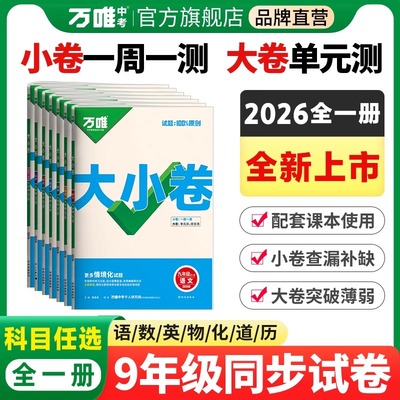 万唯教育九年级大小卷