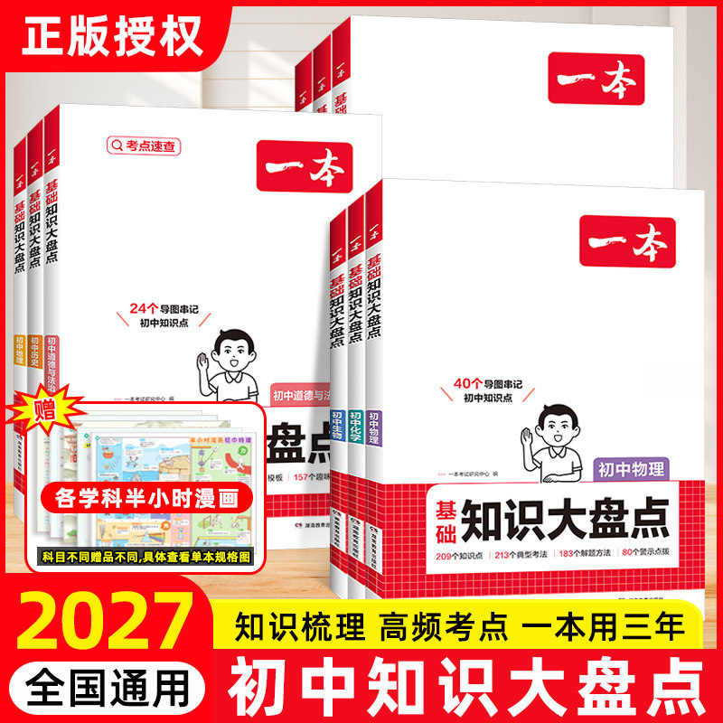 一本初中基础知识大盘点小四门图片