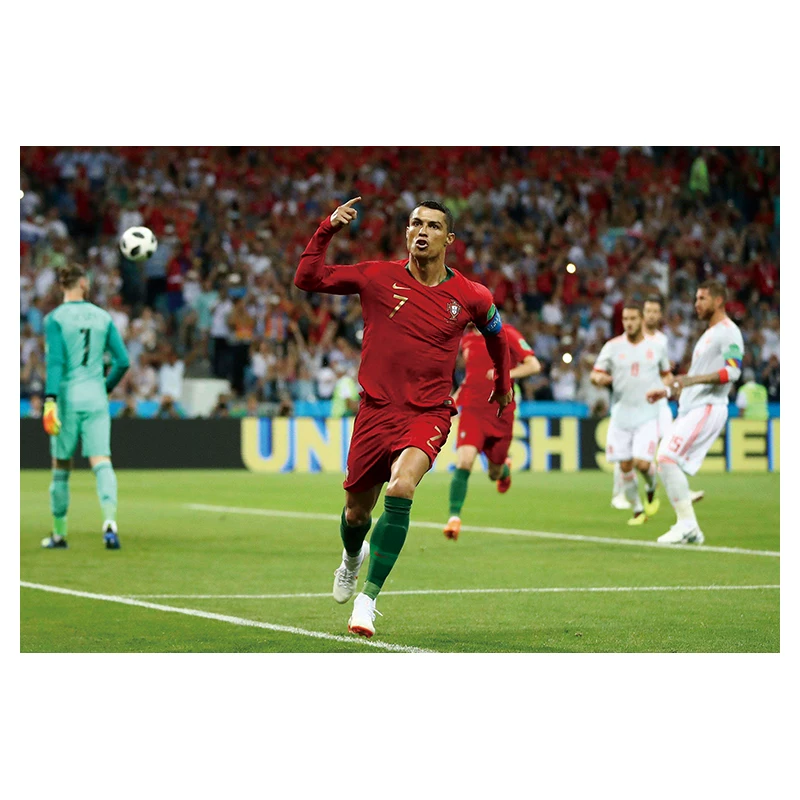 Футбольный постер стикер на стену Роналдо Лига чемпионов Мировая лига Португалия комната спальня общежитие обоя самоклеящийся декор