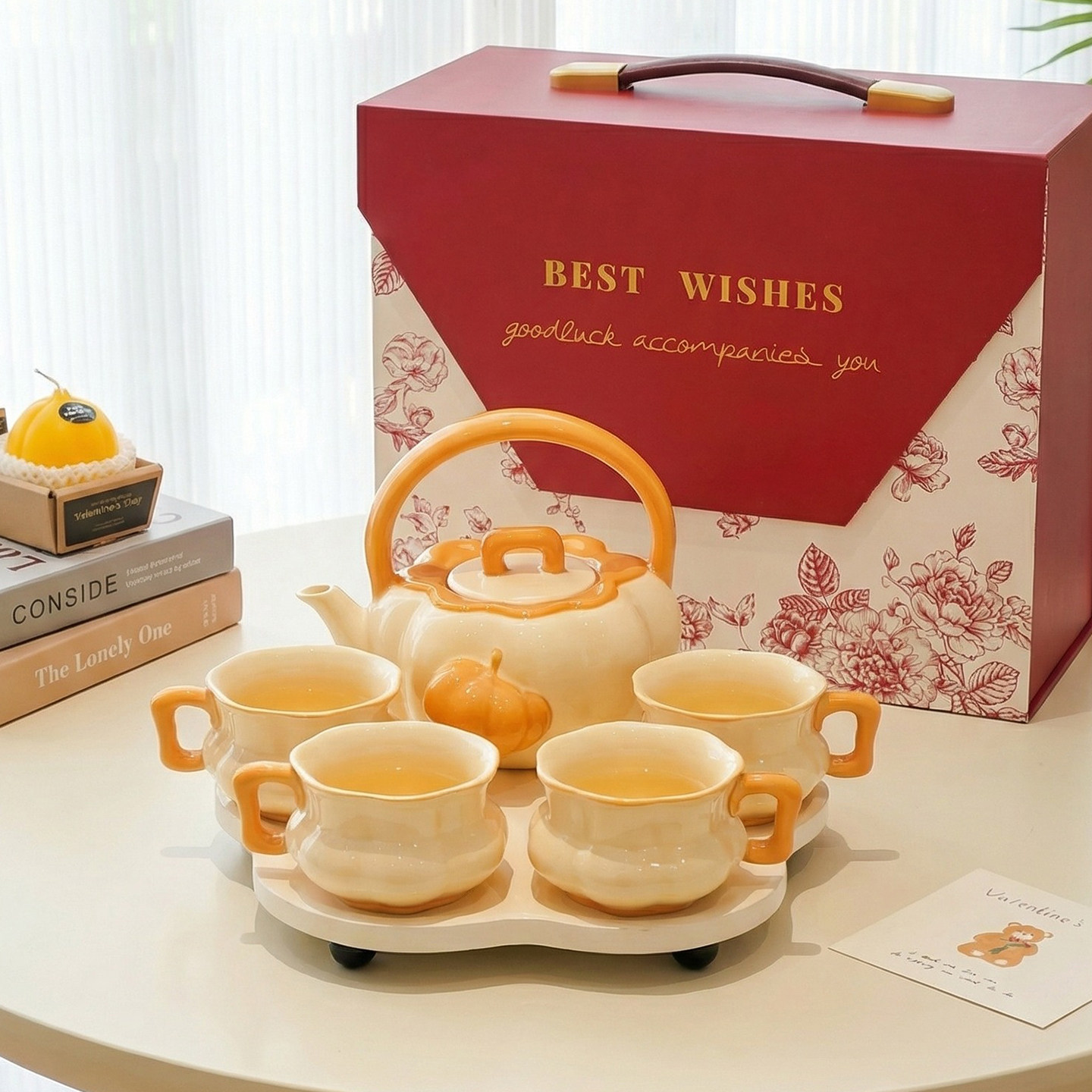 客厅待客茶具水杯子套装家庭杯具套装订婚结婚新婚乔迁新居礼物品
