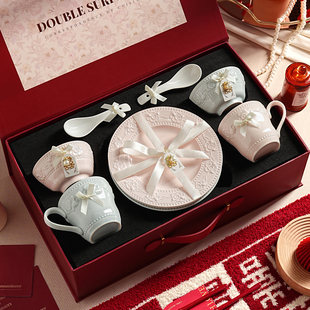 陶瓷碗具釉下彩漂亮餐具套装碗碟套装乔迁新婚礼物结婚礼物送新娘