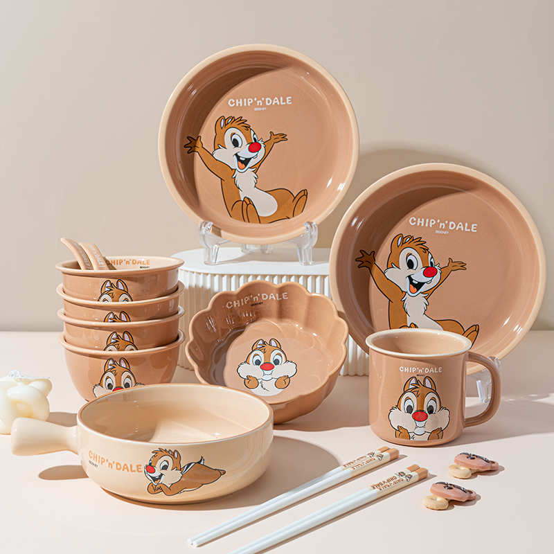 蒂蒂餐具陶瓷可爱儿童餐具