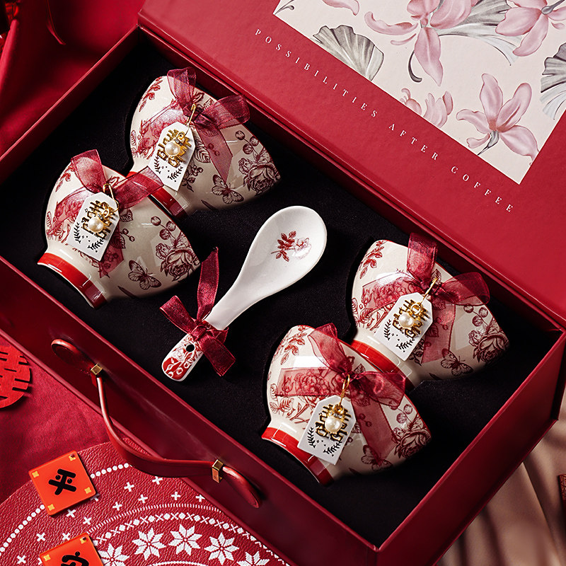 乔迁饭碗家用新婚餐具套装组合订结婚礼物送新娘生日礼物2025新款