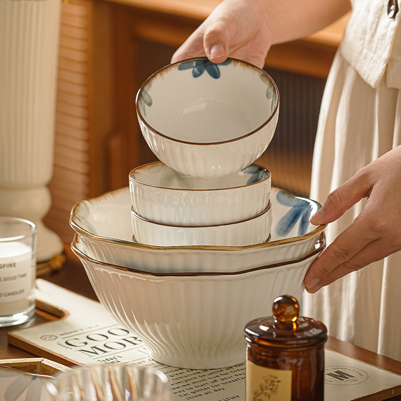 wuxin陶瓷碗碟套装家用日式餐具2025新款碗具筷子乔迁瓷器礼