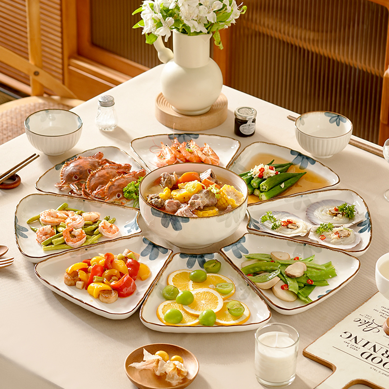 年夜饭家庭拼盘餐具组合实用礼物女生结婚新婚礼物乔迁礼物送妈妈