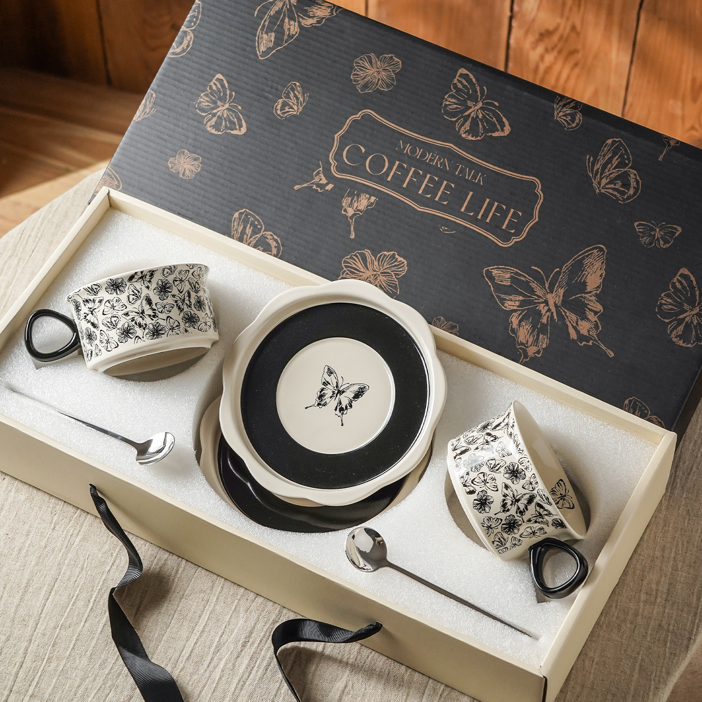 超级好看的咖啡杯子高档精致陶瓷高级咖啡杯套装有意义的新婚礼物