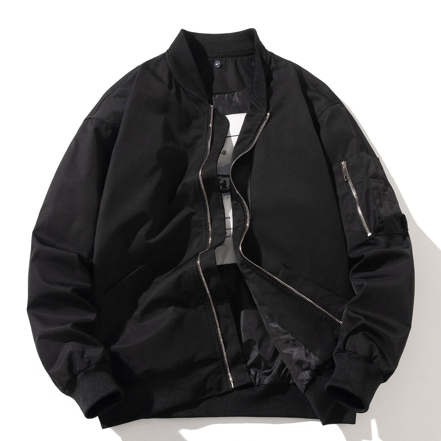 春秋冬季复古棒球服男女情侣款加厚棉衣休闲百搭潮牌外套飞行夹克