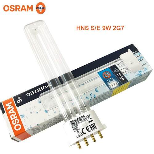 进口HNS S/E 9W 2G7灯脚 紫外线灯管家用小型紫外灯9W U型
