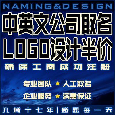 中英文公司取名公司起名公司lo商标logo设计