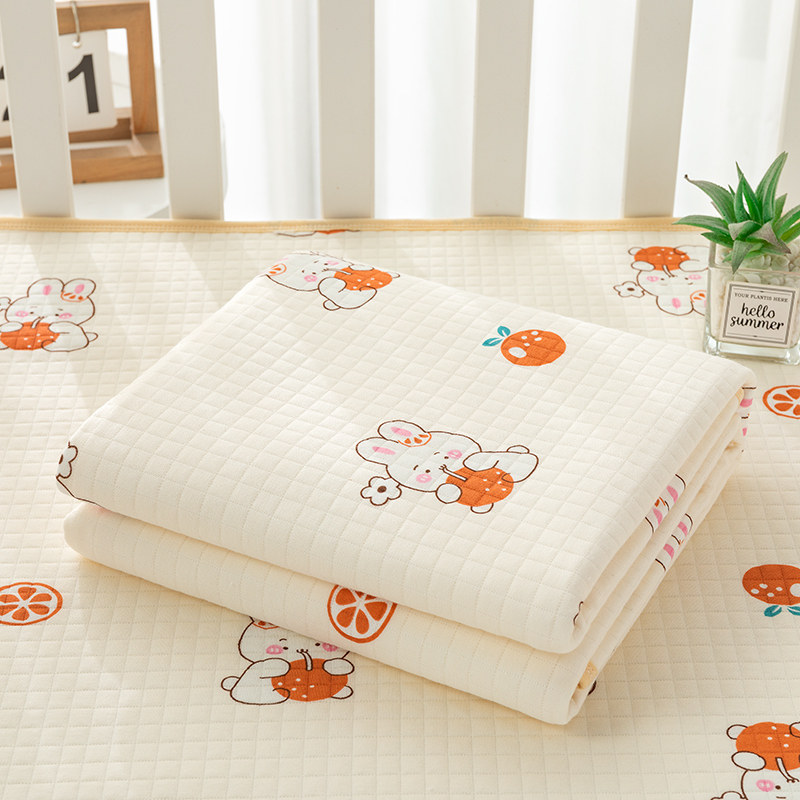 A类婴儿纯棉隔尿垫防水可机洗大号儿童宝宝双面防滑透气隔尿床垫