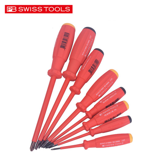 瑞士PB电工绝缘螺丝刀十字