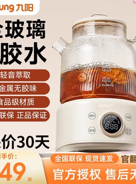 九阳养生壶小型全自动玻璃花茶壶