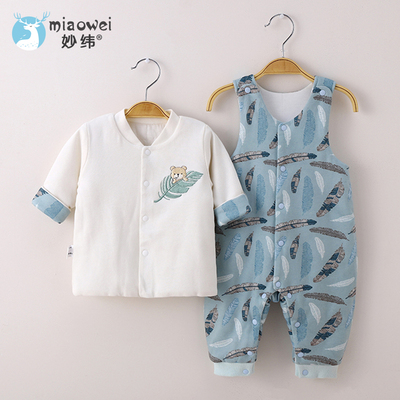 婴儿两件套装女潮外出服宝宝裤子