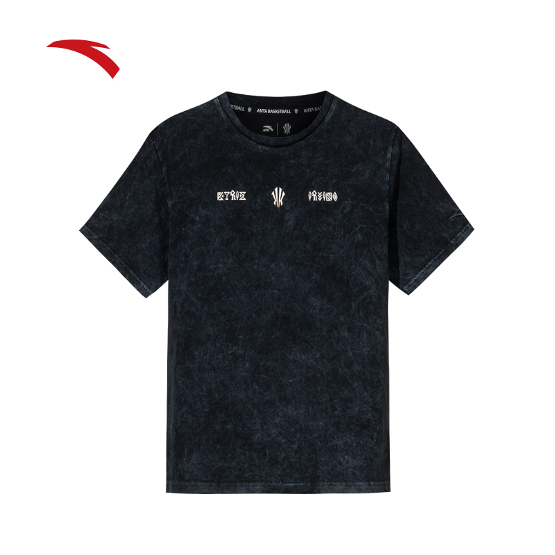 安踏篮球系列男短袖t恤潮流印花