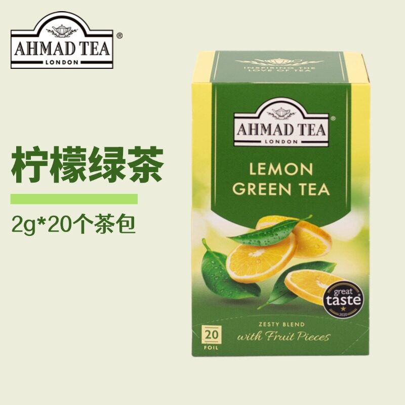 AHMAD TEA亚曼柠檬绿茶特色产区红茶