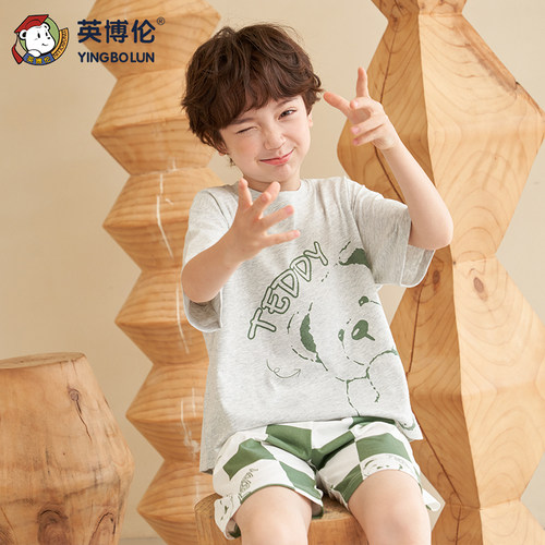英博伦棉休闲春夏家居服套装