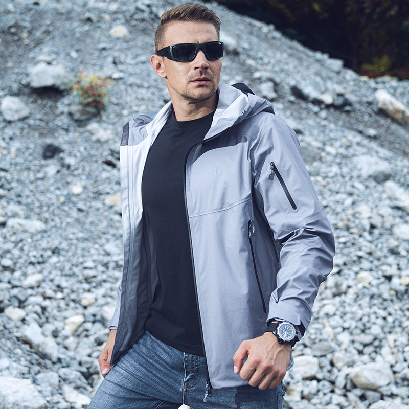 龙牙男士春秋隐之迅鲨轻量战术冲锋衣通勤登山户外加厚防风