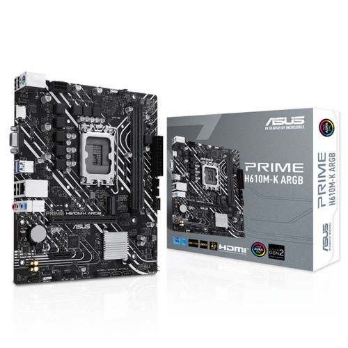 华硕PRIME H610M-K ARGB/H610M-K D4主板支持13代12代CPU处理器