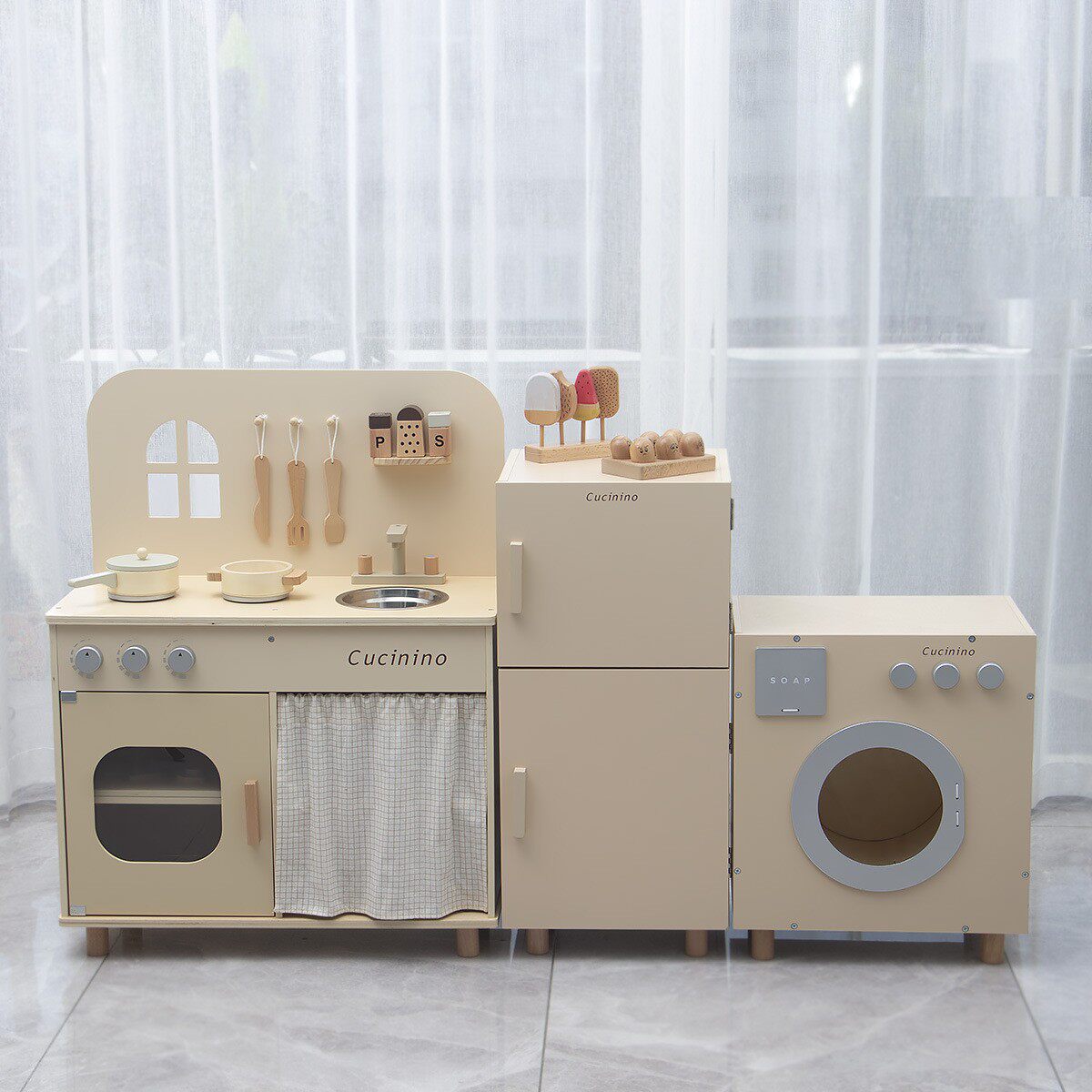 宝宝过家家仿真厨房冰箱玩具