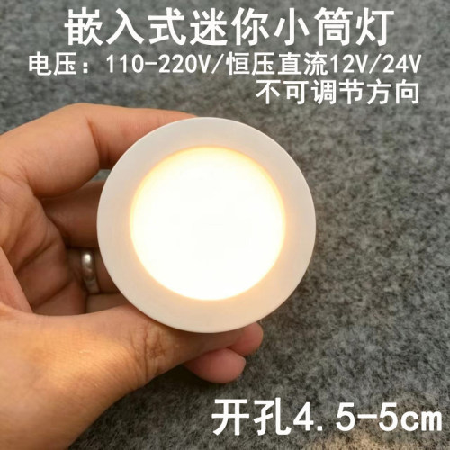 220V12V24伏迷你led小筒灯