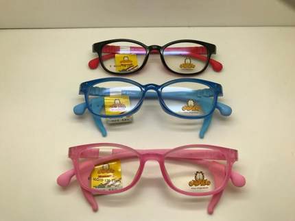 专柜正品加菲猫青少年学生镜框板材TR90超轻近视远视眼镜框17019