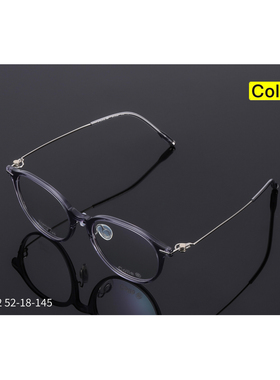 正品Colle惑设计师款纯钛全框板材男女近视镜框眼镜架时尚PJ-046