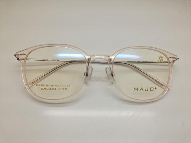 正品马颉MAJO+轻奢近视镜框全框男女款重量8克细边镜架 M-9030