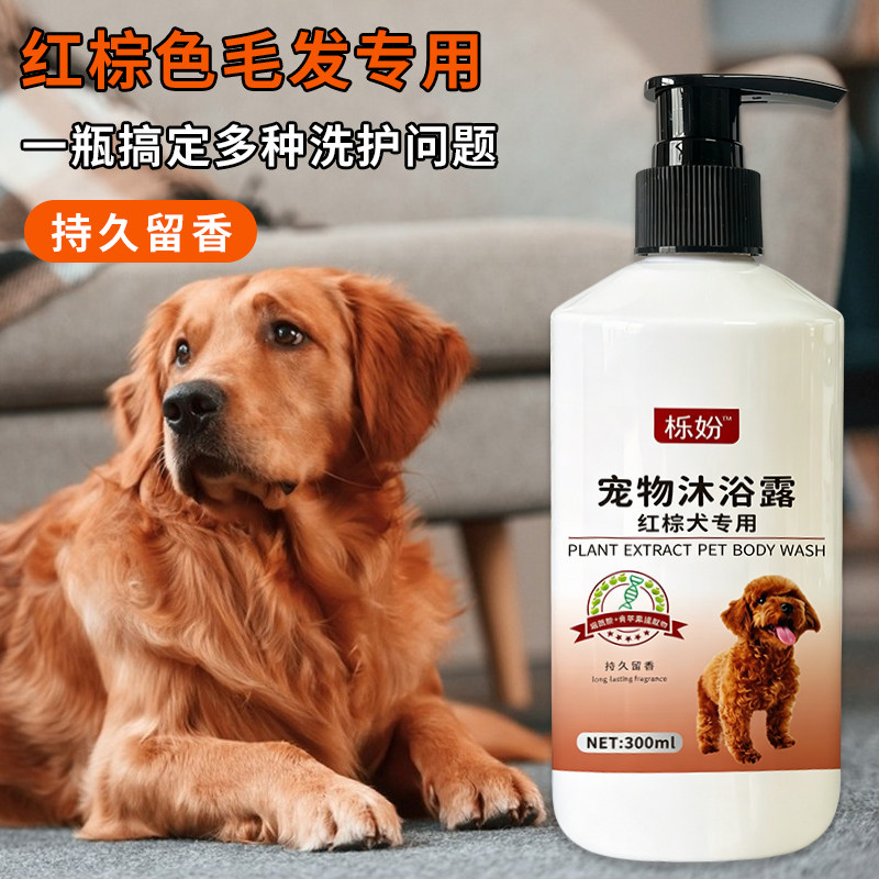 红棕犬沐浴露除臭持久留香低敏狗狗沐浴香波贵宾犬红棕犬