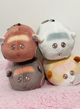 日单PUIPUI 天竺鼠车车毛绒玩偶玩具公仔伸缩卡包卡通动漫