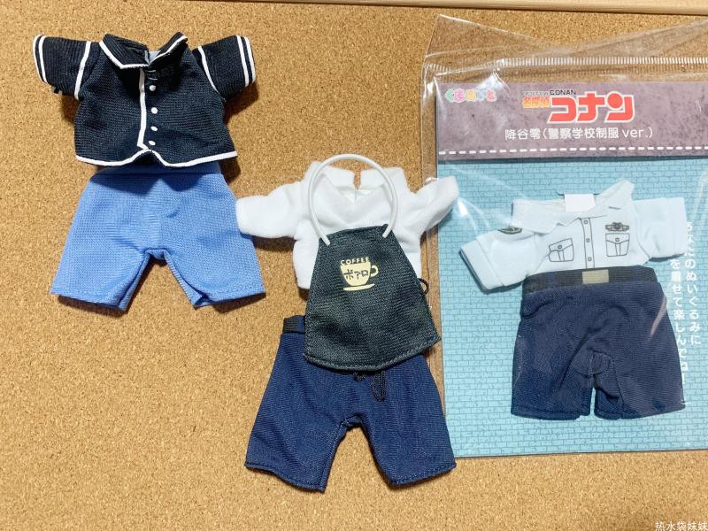 日单MOVIC魅本体熊玩偶名侦探柯南毛绒玩具魅特熊安室透熊衣着替