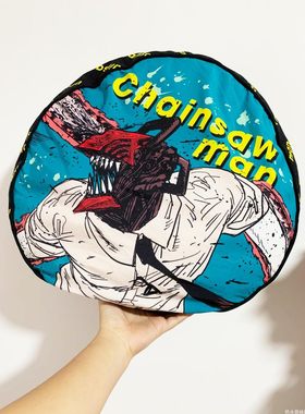 日单波奇塔电锯人恶魔啵奇塔卡通动漫周边靠垫靠枕chainsaw man