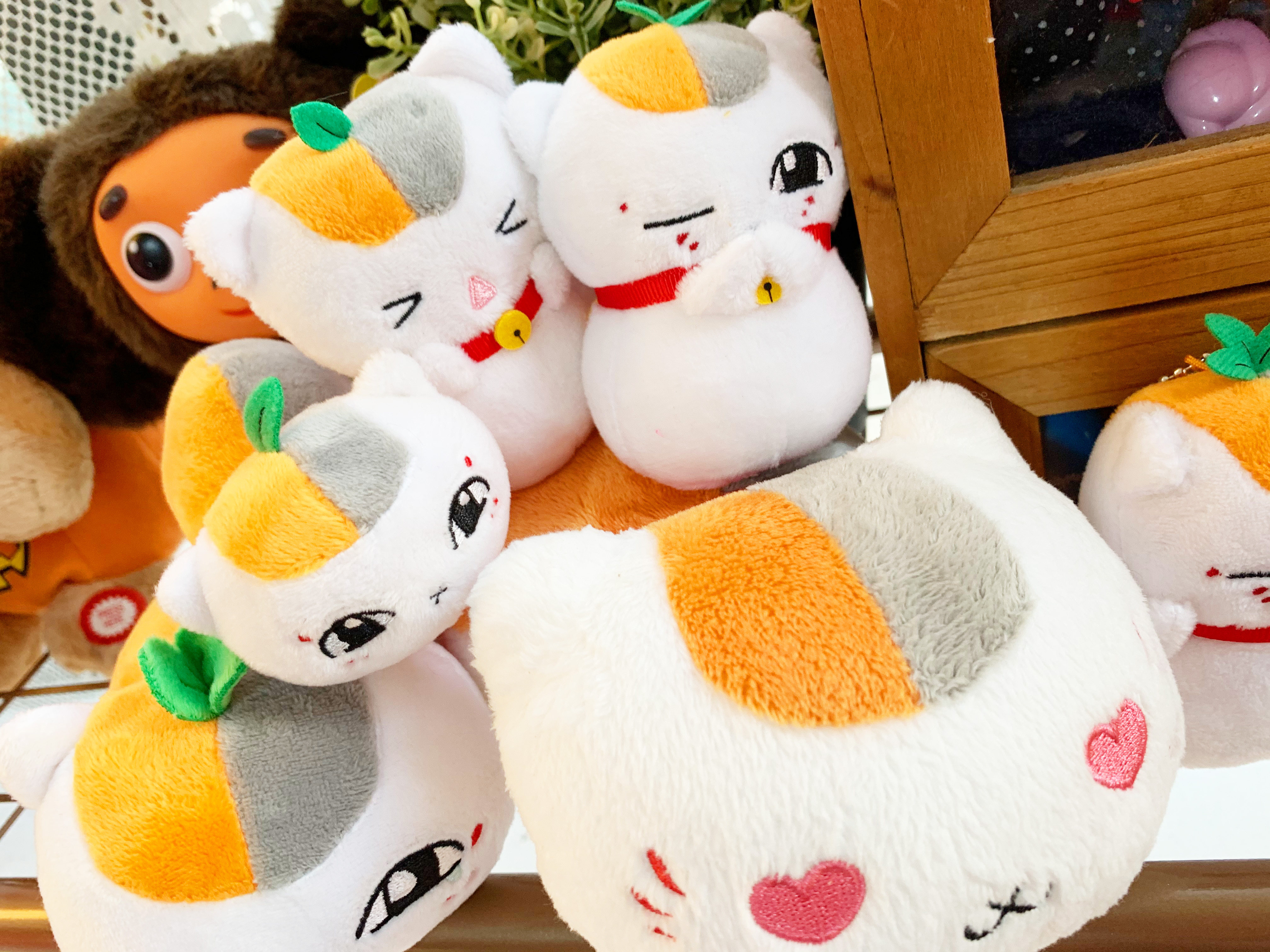 夏目友人帐猫老师毛绒玩具公仔图片